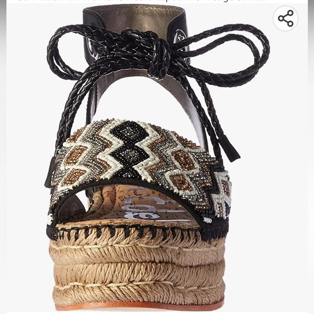 Sam Edelman Women's Neera Espadrille Wedge Sandal Size 9